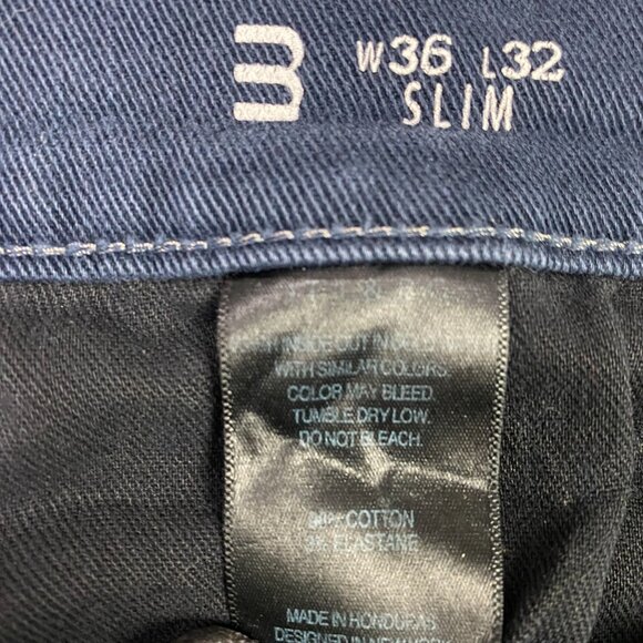 Mott & Bow Mercer Slim Jeans Men's 36 x 32 Measures 36.5 x 31 Stretch - Picture 8 of 14